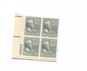 US SCOTT# 820 PLATE BLOCK OF 4 MNH