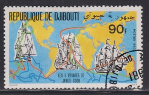 Djibouti 520 Capt James Cook 1980