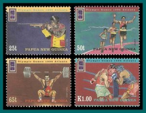 Papua New Guinea 1996 Olympic Games, MNH  898-901,SG785-SG788