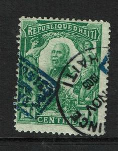 Haiti SC# 102 Used w/ Shifted Overprint - S7625