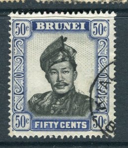 BRUNEI; 1940s early Sultan issue fine used 50c. value