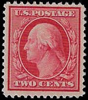 U.S. #332 MNH; 2c Washington (1908)