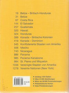 Michel Nord- und Mittelamerika 2004 stamp catalog, North & Central America, used