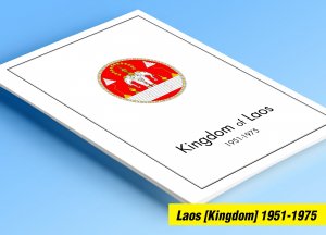 COLOR PRINTED LAOS [KINGDOM] 1951-1975 STAMP ALBUM PAGES (80 illustrated pages)