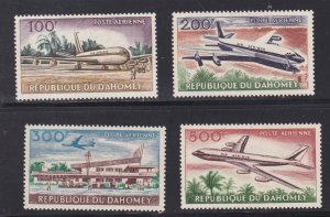 Dahomey # C20-23, Boeing 707 Aircraft,  Mint Hinged, 1/3 Cat.