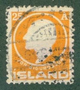 ICELAND 91 USED RL 4058 CV $50.00 BIN $25.00