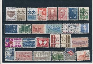 D397013 Denmark Nice selection of VFU Used stamps