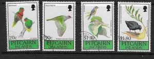 PITCAIRN ISLANDS SG385/8 1990 BIRD PEX 90 FINE USED