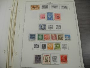 CUBA, Excelelnt Stamp Collection hinged on Minkus Specialty pages