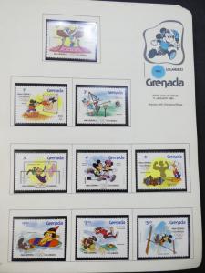 EDW1949SELL : GRENADA Beautiful collection of VF MNH Disney sets, S/s & Shtlts