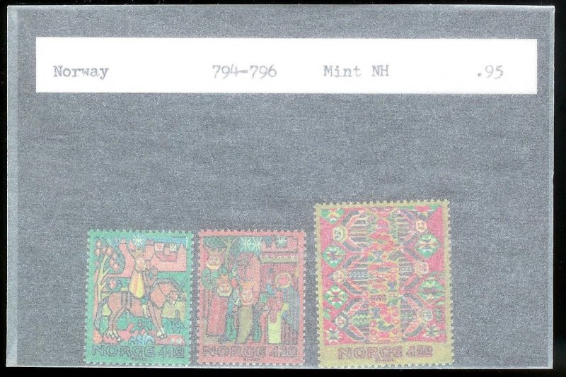 NORWAY (70) Complete Mint Never Hinged Sets - 143 stamps