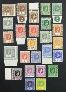 MOMEN: LEEWARD ISLANDS 1938 SHADES MINT OG NH £175++ LOT #61835