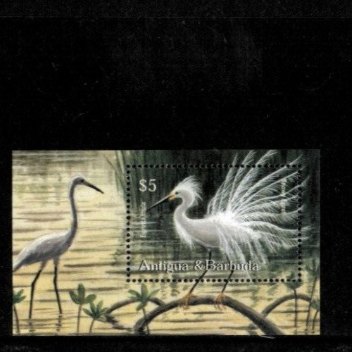 Antigua 2002 - Fauna and Flora, Birds - Souvenir Stamp Sheet - Scott #2625 - MNH