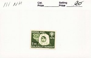 GREENLAND  111   MNH