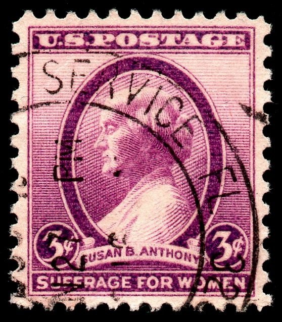 U.S. Scott #784: 1936 3¢ Susan B. Anthony, Used, XF