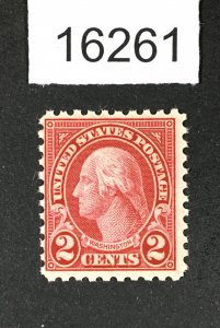 MOMEN: US STAMPS # 583 MINT OG NH LOT #16261