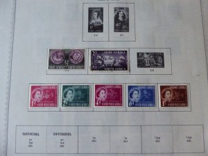 South West Africa 1923-1986 Stamp Collection on Album Pages