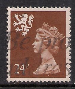 Scotland GB 1991 QE2 24p Chestnut Machin SG S70 ( M186 )