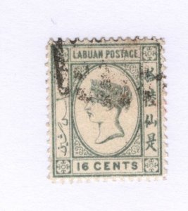 Labuan #38 - Used - CAT VALUE $45.00