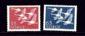 Norway 353-54 MH 1956 set