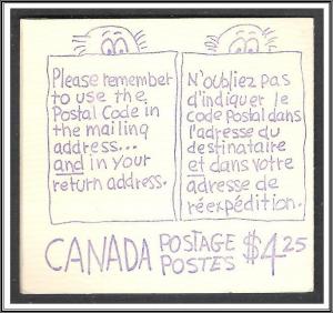 Canada #BK81e Complete Booklet 