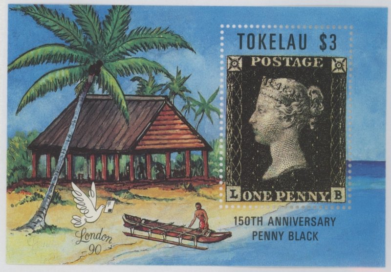Tokelau 171 ** mint NH beach shack penney black (2106 370)