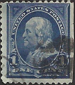 # 264 Blue Used Ben Franklin