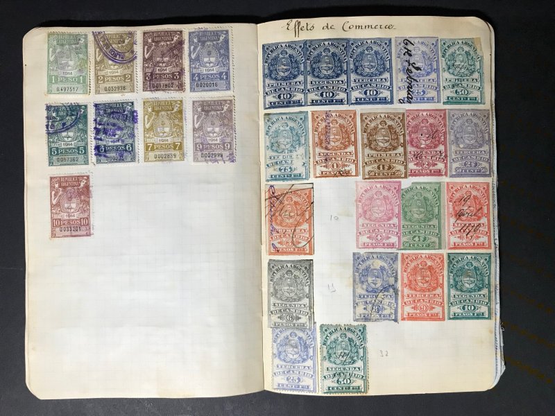 Argentina Revenue Stamps Mint/Used 1891-1932 (1600 Stamps)