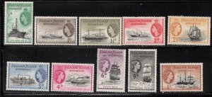 FALKLAND ISLANDS DEPENDENCIES Scott # 1L19-28 MH - QEII & Ships