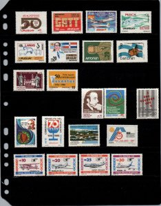 Uruguay 1986 - 1990 complete stamp collection MNH **