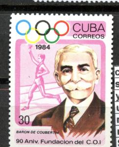 CUBA yr. 1984 ANNIVERSARY OF C.O.I. MNH  #2715