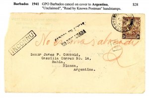 Barbados 1941 Cover