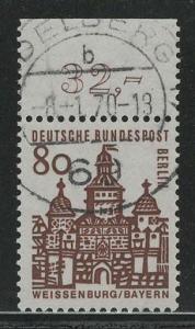 Germany Berlin Scott # 9N222, used, variation sheet print