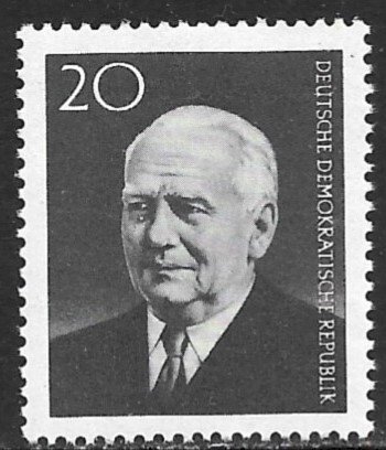 EAST GERMANY DDR 1960 President Pieck Issue Sc 511 MNH