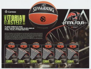 Spain 2019 MNH - Basketball - Final Four Vitoria-Gasteiz 2019 - m/sheet 6 stamps