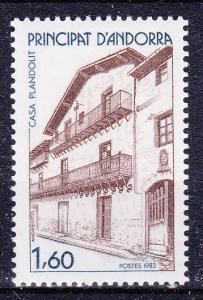 Andorra-French 320 MNH 1983 Plandolit House