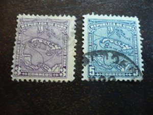 Stamps - Cuba - Scott# 253-262 - Used Set of 10 Stamps