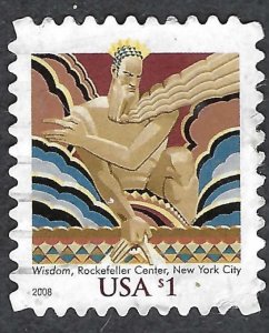 United States #3766a $1.00 Wisdom (2008). Used.