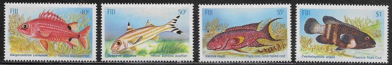 Fiji Scott #'s 536 - 539 MNH