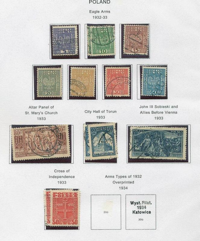 POLAND 1919/30s M&U Collection (Apprx 180 Items) Ref DD523