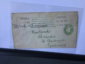 Covent Garden Market Geo Monro Ltd  1912 to Guernsey stamps cover Ref R25754