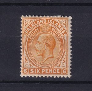 Falkland Islands KGV 1912 6d SG64 MH BP16519