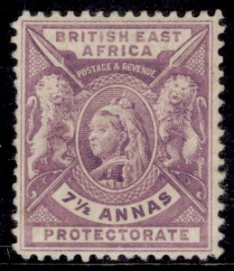 BRITISH EAST AFRICA QV SG73, 7½a mauve, M MINT. Cat £14.