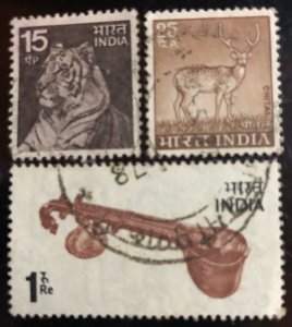 India Scott#622-624 F/VF Used Cat. $2.00