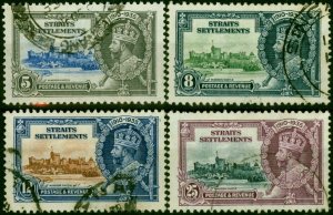 Straits Settlements 1935 Jubilee Set of 4 SG256-259 Fine Used