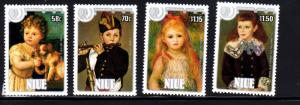 NIUE #488-491  PAINTINGS OF CHILDREN  MINT  VF NH  O.G