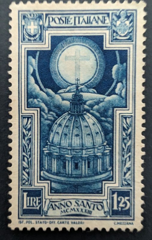 Italy 313, MH St. Peter's Dome, 1933, Cat. value - $12.00