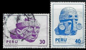 Peru 738; 740 Used 1981 issue (an7414)