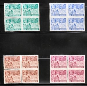 Indonesia 1955 Sc 406-9 Declaration of Independence B/4 MNH