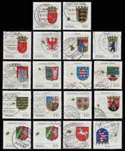 Germany Scott 1699-1714 Used.